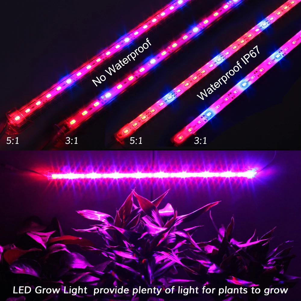 Светодиодная лампа для аквариума 50 см 12 светодиодный постоянного тока|led aquarium