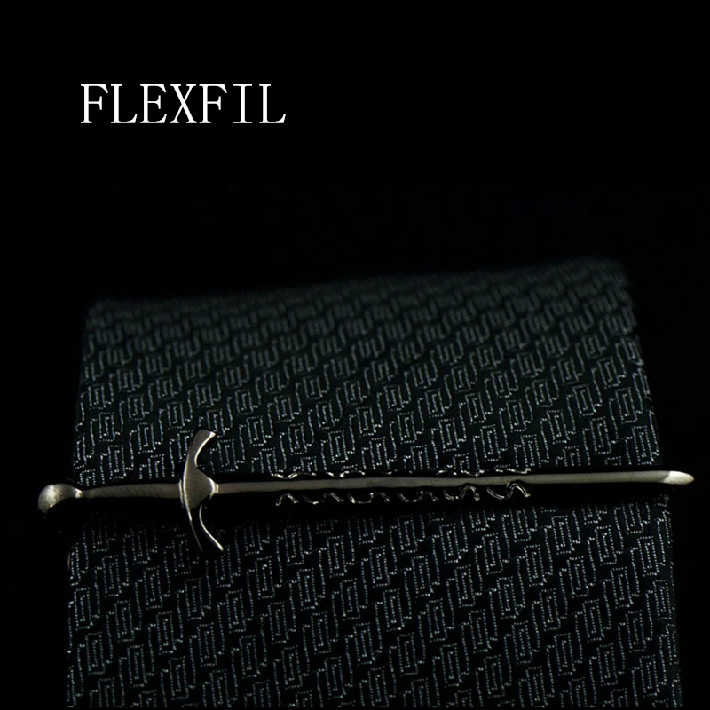 Зажимы для галстука FLEXFIL мужской галстук костюма влюбленных и зажим модные