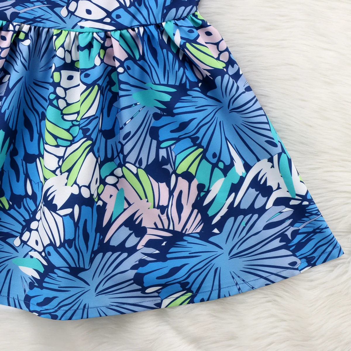 2018 Super Cute Toddler Kids Baby Girls Flower Dress Little Strap Tunic Floral Dresses Sundress Clothing | Детская одежда и обувь