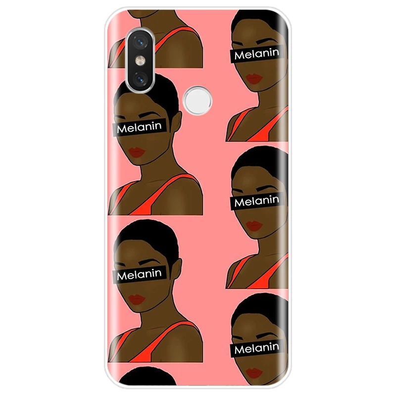 Мягкий силиконовый чехол для телефона Melanin Poppin Aba из ТПУ Для xiaomi 4 4S 5 5C 5S PLUS 6 6X 8 Pro