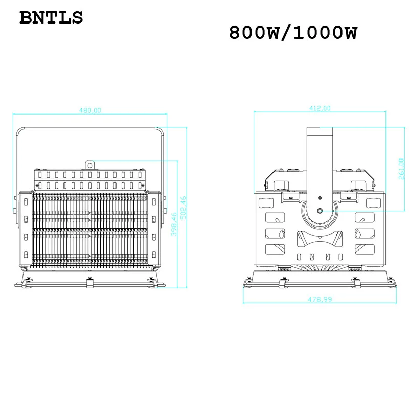 Наружный поисковый светильник 1000 Вт проектор неба супер яркий светодиодный