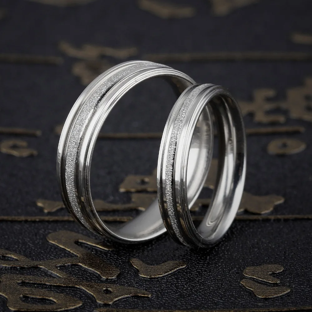 sell like hot cakes New Pearl Scrub Titanium Steel Couple Ring Buy send Chinese traditional lover red string | Украшения и