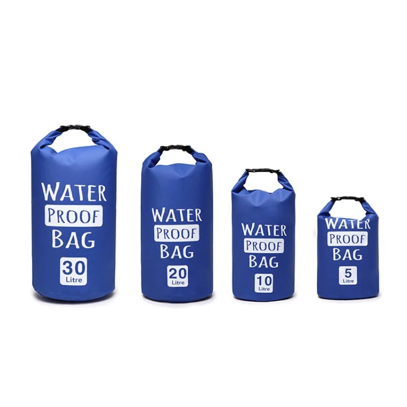 

5L,10L,20L,30L Ultralight Swimming Bag Dry Outdoor foldable Kayaking Storage Drifting Waterproof Rafting Bag 3 Colors