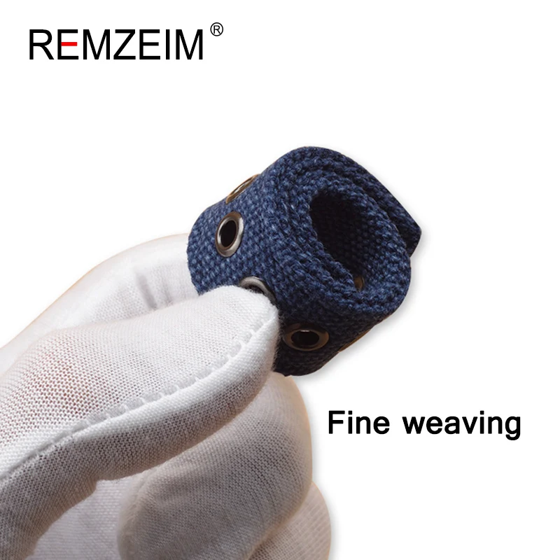 Ремешок нейлоновый для наручных часов брезентовый черный браслет с кнопками из