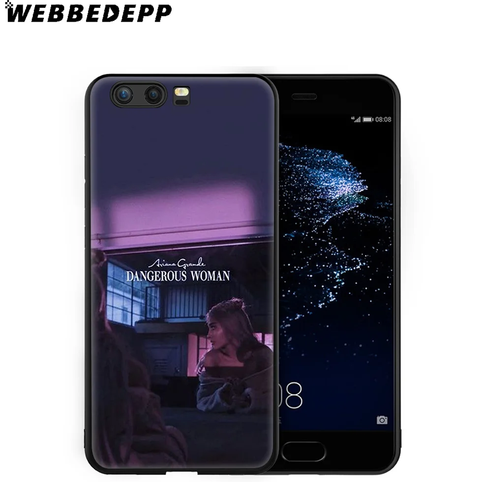 WEBBEDEPP Ariana Grande Sexy Soft Case for Huawei P8 P9 P10 P20 P30 Lite Pro P Smart Z Plus 2019 Y6 Prime 2018 2017 Mini |