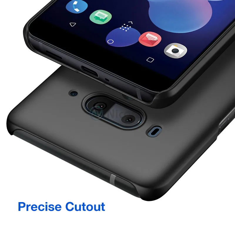 Роскошный пластиковый матовый чехол для телефона HTC U12 + 6 0 дюйма супер тонкий