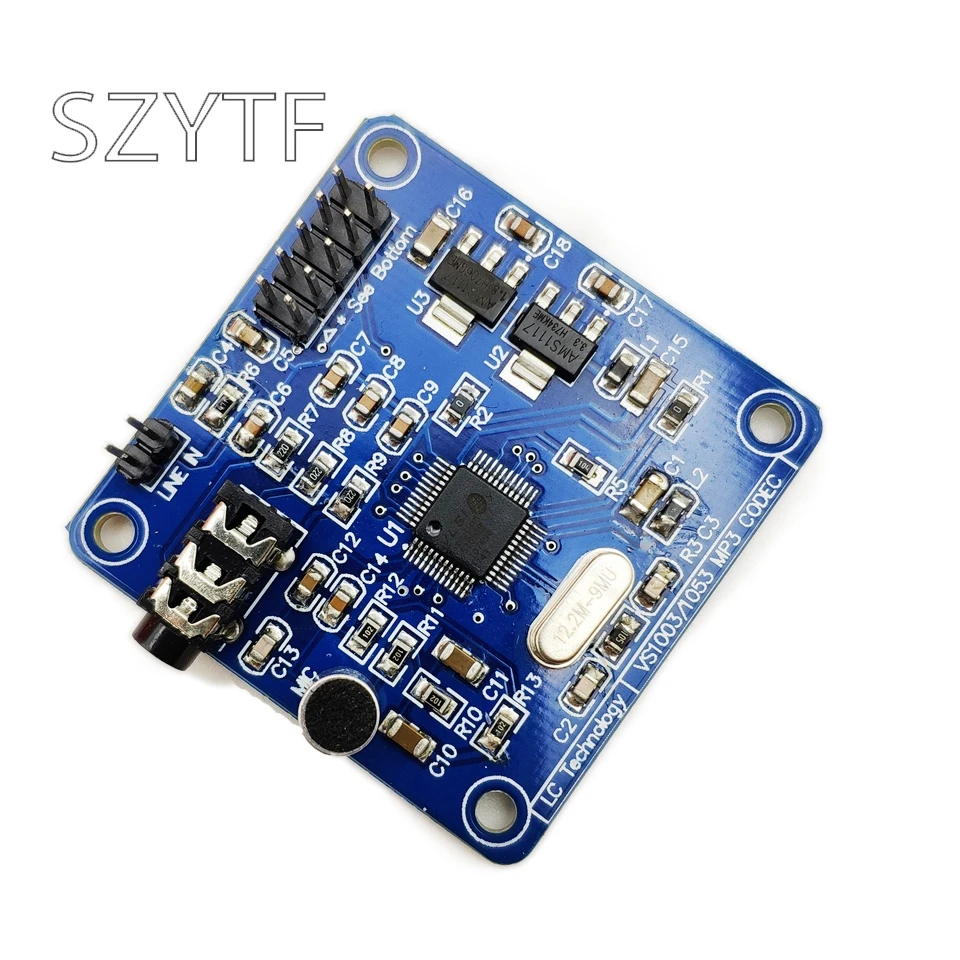 VS1003B VS1053 MP3 декодирующий модуль микрофонная головка STM32 микроконтроллер макетная