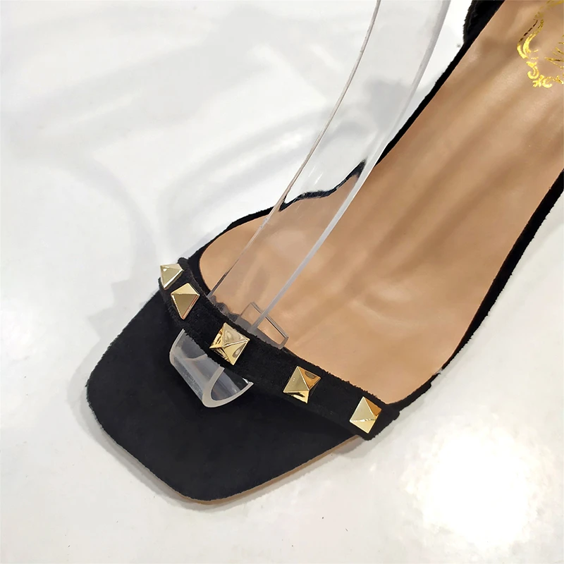Sandalias mujer/2019 г. элегантная женская обувь кожаные женские босоножки на среднем