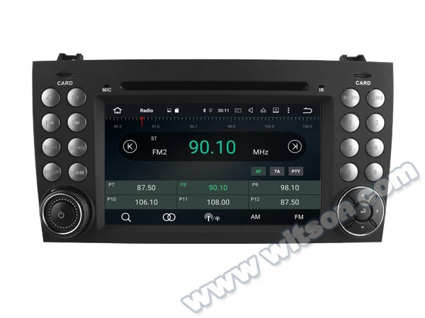 DE со! WITSON PX5 Android 9,0 ips автомобильный DVD для Benz R171 W171 Benz SLK R171 SLK200 4GB ram+ 64GB 8 Octa Core+ DVR/wifi+ DSP+ DAB