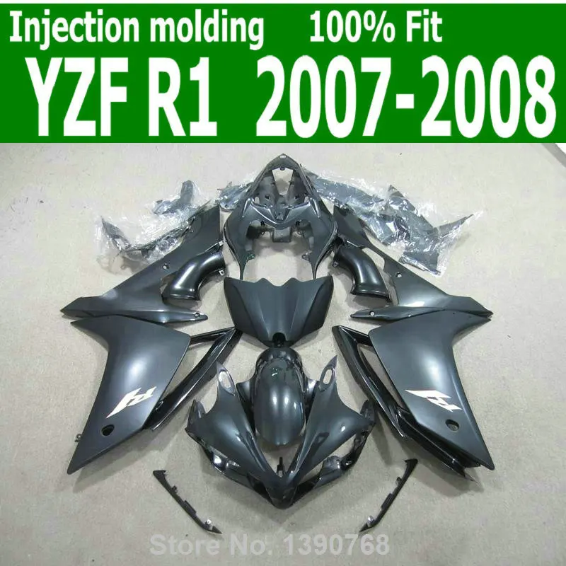 Комплекты корпусов из АБС пластика для YAMAHA YZF R1 07 2007 08 (чистый черный)