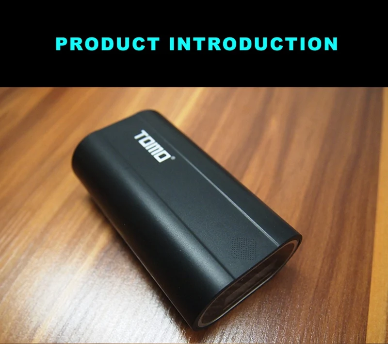 Tomo D2 USB Li-Ion интеллектуальное зарядное устройство портативный lcd умный мобильный внешний аккумулятор чехол с двумя аккумуляторами 26650 с двумя выходами