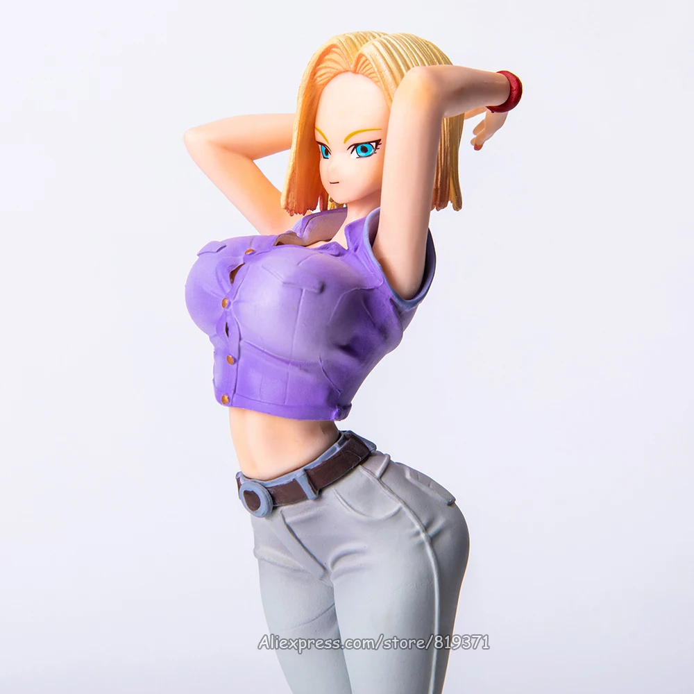 21 см Dragon Ball Z пикантные лазурь Android № 18 пластиковая фигурка героя Классическая