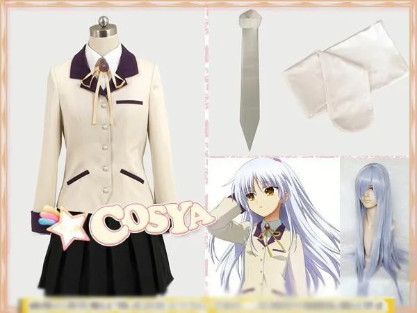 Горячее аниме Ангел биты! Стандартная униформа бесплатная доставка |