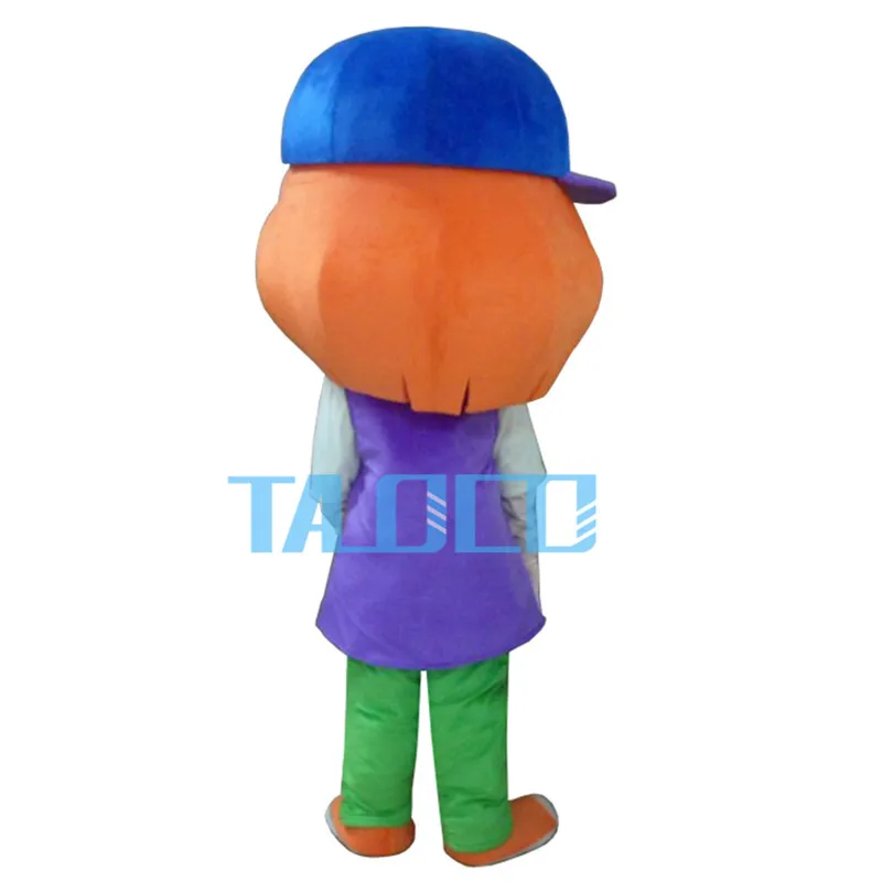 Бесплатная доставка Бейсбол девушка красные волосы плюшевый костюм персонажа из