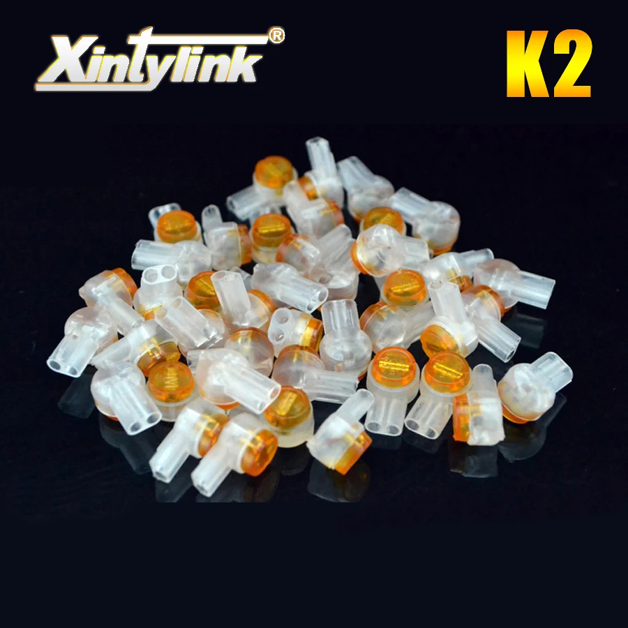 Соединитель xintylink k2 обжимные клеммы для подключения проводки водонепроницаемый