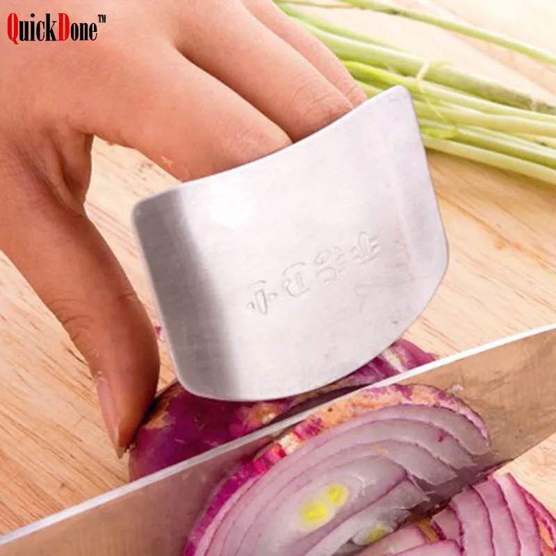 Приспособления для кухни QuickDone защита овощей из нержавеющей стали от порезов