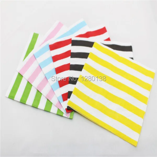 

2000pcs(100packs) Party supplies Disposable Paper Napkins Birthday Party Napkins Serviettes for Birthday wedding 33X33CM