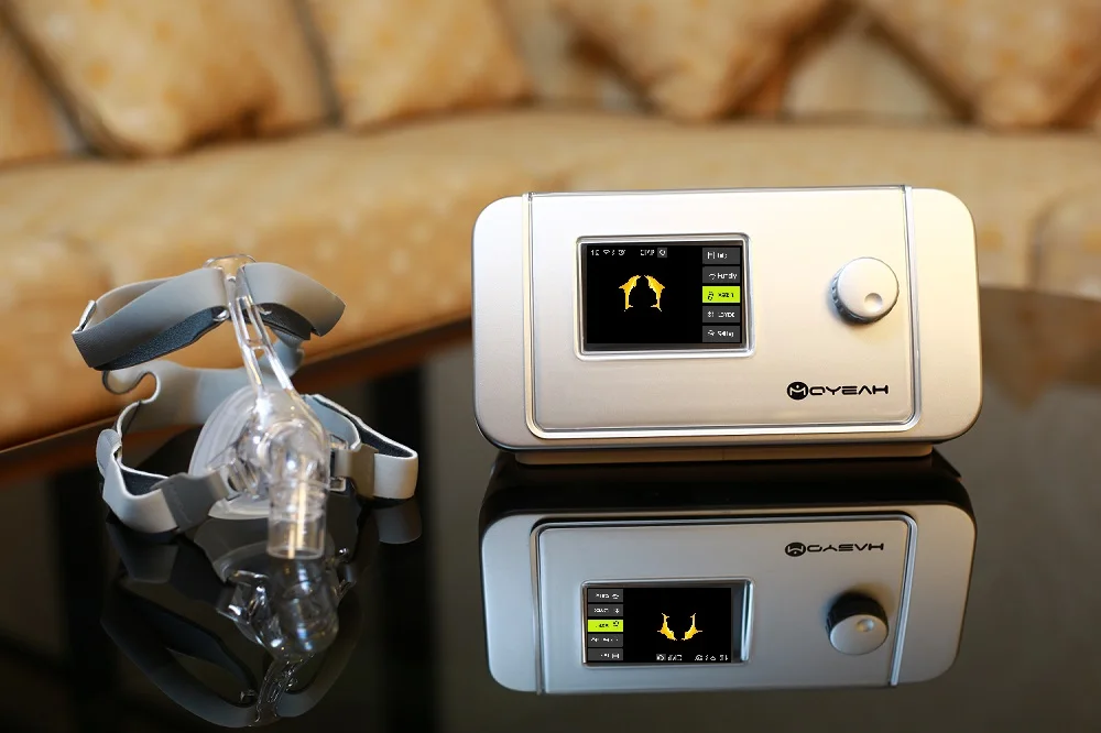 MOYEAH CPAP Машина медицинское оборудование с носовой маской для всего лица sd-карта для апноэ сна носовая маска против храпа