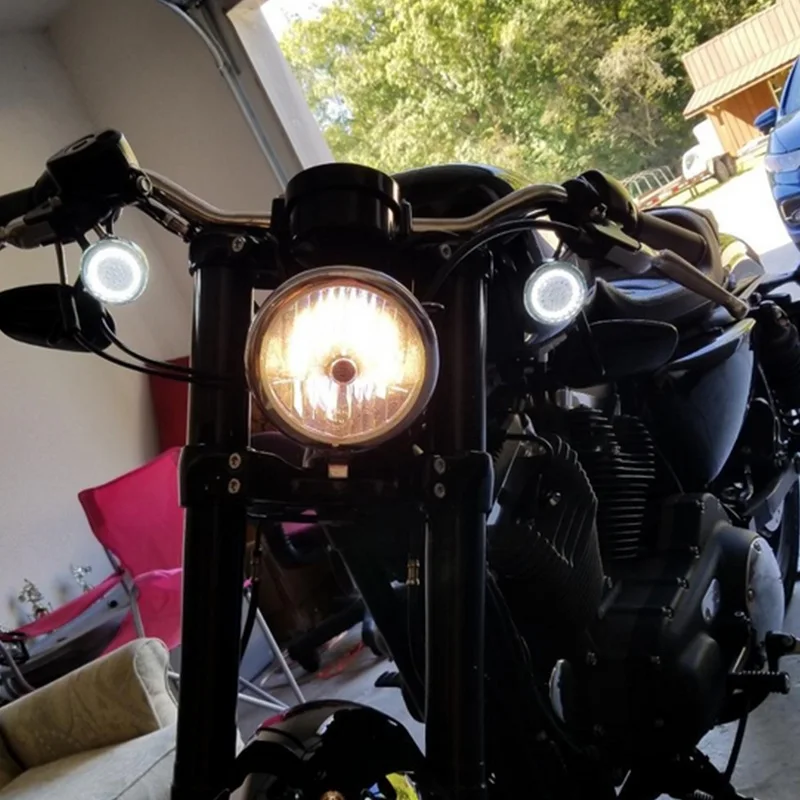 Фасветильник FADUIES для мотоцикла 2 дюйма светодиодный ная вставка 1157 панель