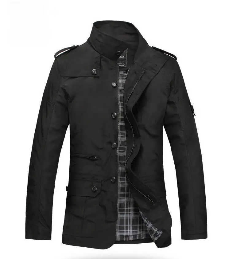 Мужская уличная куртка ветрозащитный водонепроницаемый теплый простой и