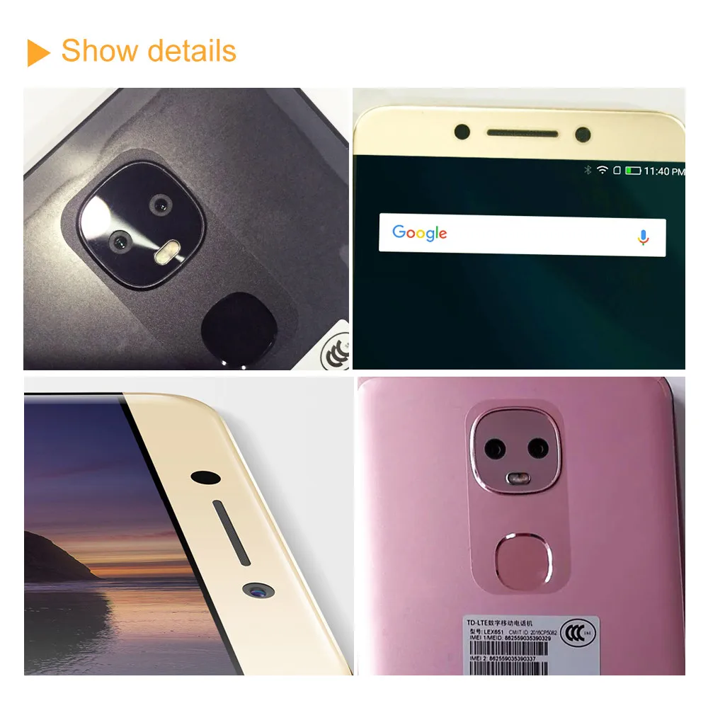 LeTV LeEco Le Pro 3X651 5 дюймов мобильного телефона Android 6 0 helio X20 deca core 4 ГБ Оперативная