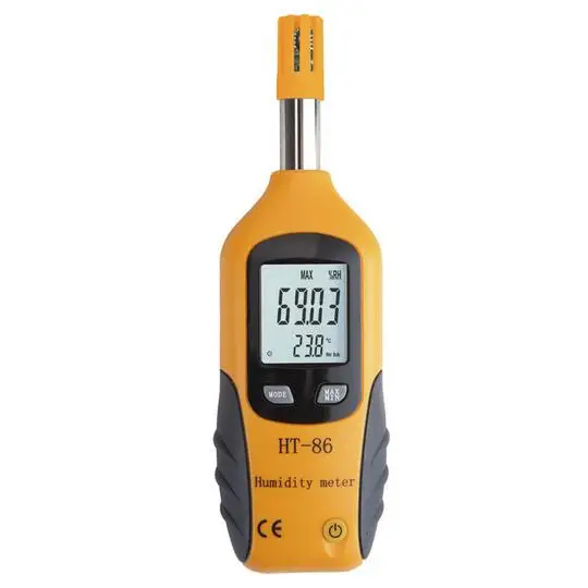 Portable Mini HT-86 precision hygrometer to measure air temperature humidity Meter Gauge Digital Psychrometer |