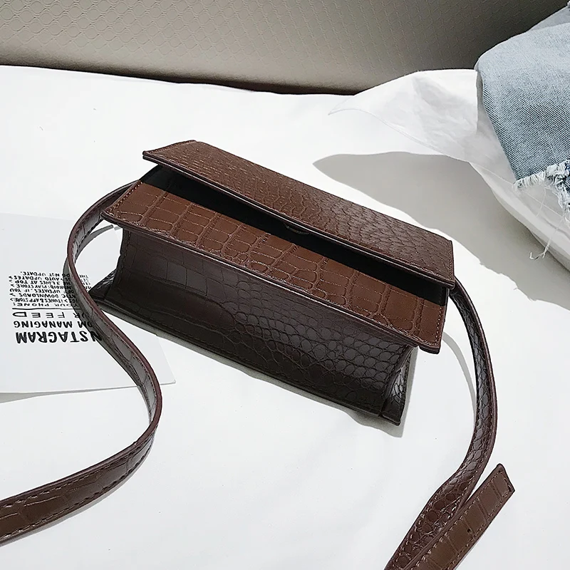 Женская кожаная сумка через плечо модная сумка-тоут с клапаном 2019 | Багаж и сумки