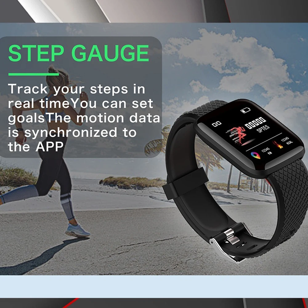 BINSSAW New Smart Watch Men Women Heart Rate Monitor Blood Pressure Fitness Tracker Smartwatch Sport voor ios Android telefoon