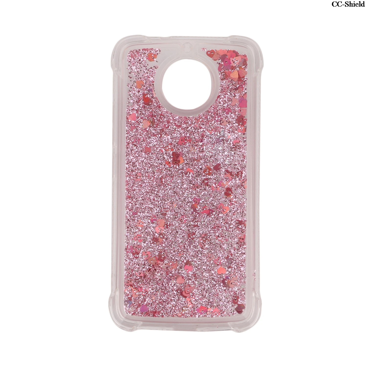TPU Case for Motorola Moto G5s XT1797 XT1795 XT1791 XT1792 Dynamic Flow Liquid Flash Crystal Clear Back Cover case |