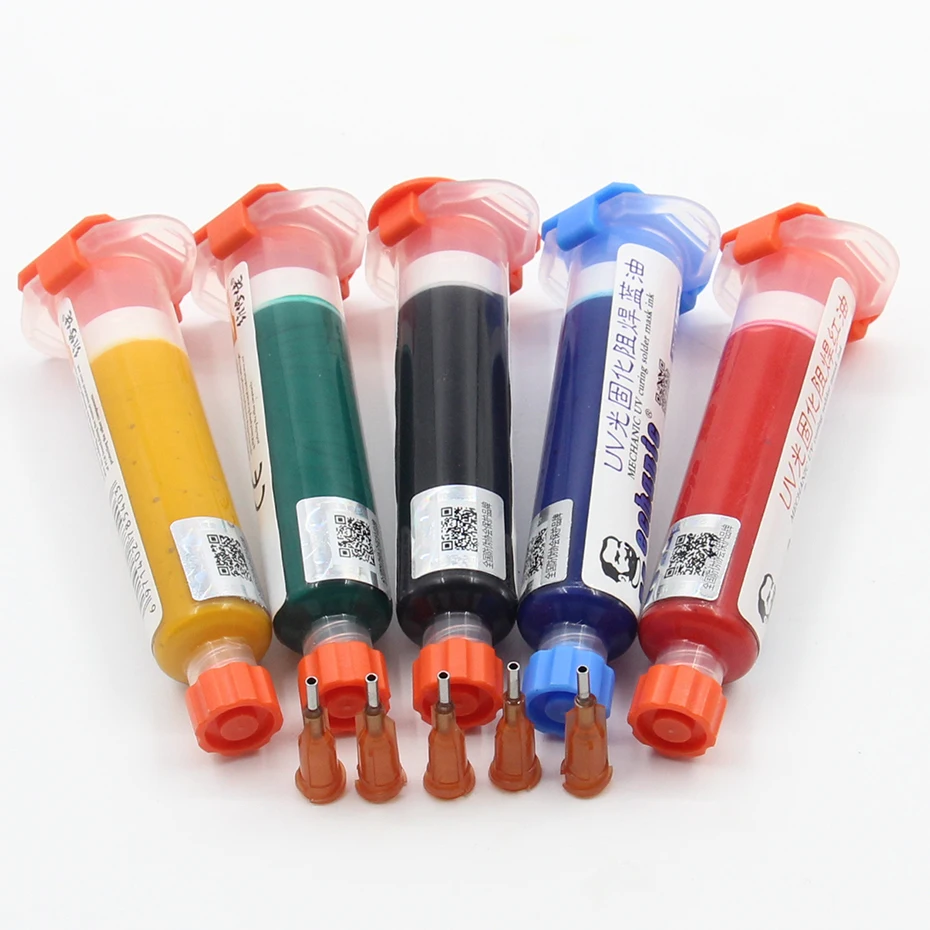 УФ излечиваемые паяльные иглы 10CC для печатной платы защищают пайки флюс