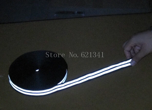 20 мм * 5 Ширина отражающая тканевая лента полоса окантовка свадебное украшение со