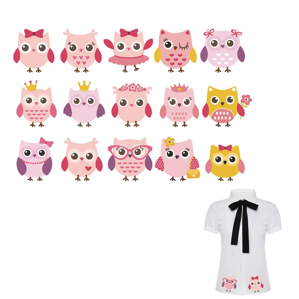 Новые милые животные патч футболка свитер моющиеся термотрансферные бумажные