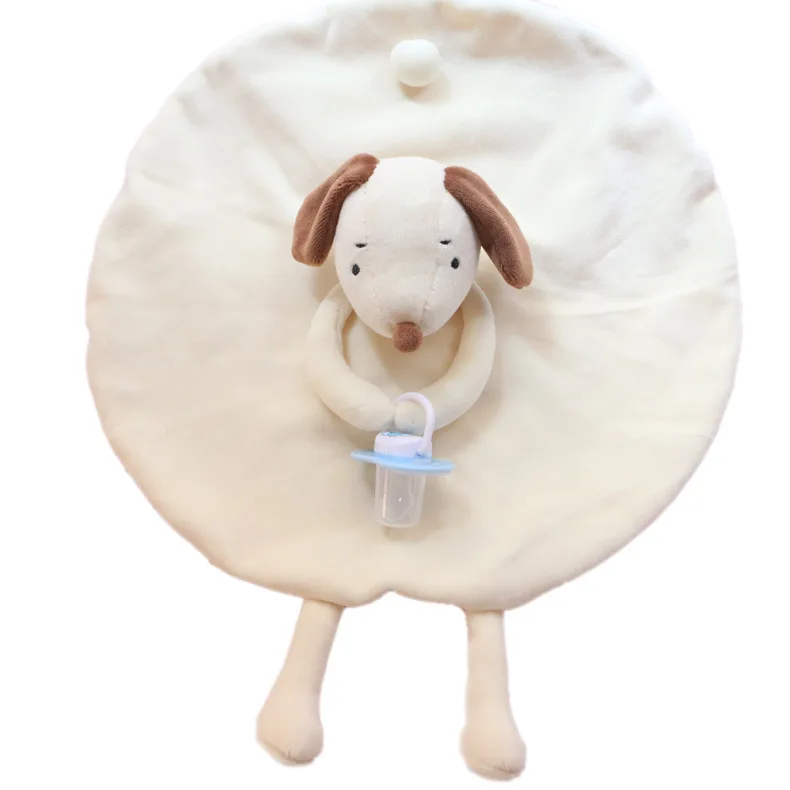 

Stuffed Animals Infant and Child Care Towel Molar Pacifier Baby Accompanying Sleeping Doll Hand Rattle