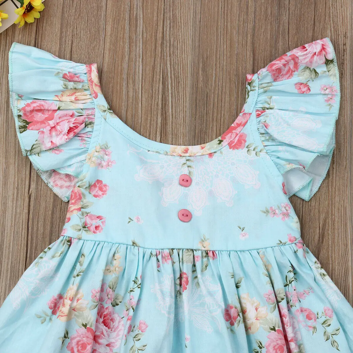 Кружевное цветочное платье для маленьких девочек платье-трапеция до колена с