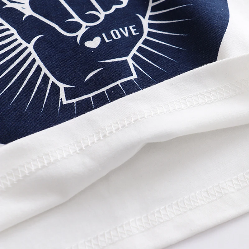 Комплект летней одежды для малышей модная футболка с коротким рукавом и