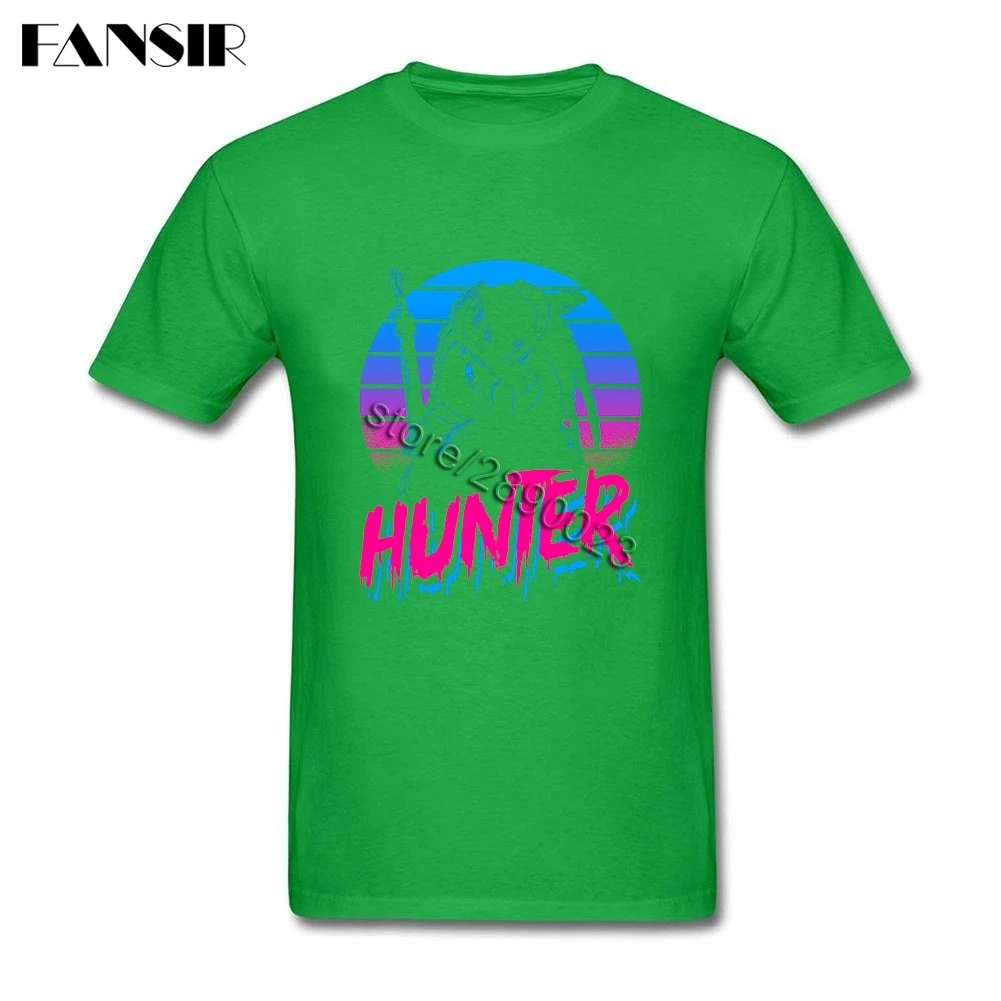 Одежда Predator Alien Vaporwave Мужская футболка на заказ хлопковая с коротким рукавом и