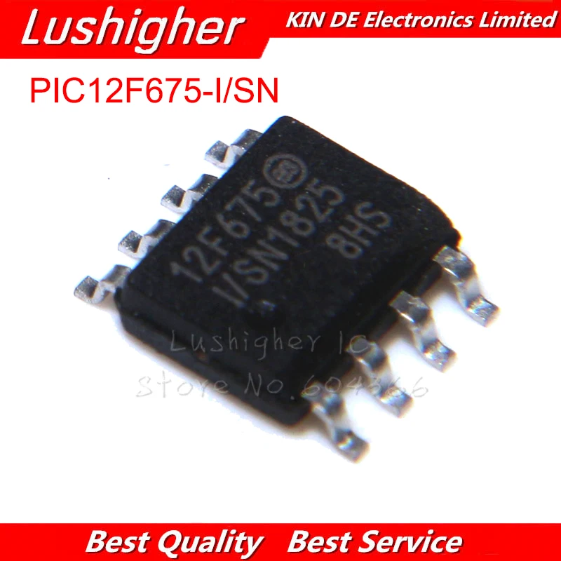 50 шт. соп-8 PIC12F675 SOP 12F675-I/SN SMD 12F675 SOP8 | Электронные компоненты и принадлежности