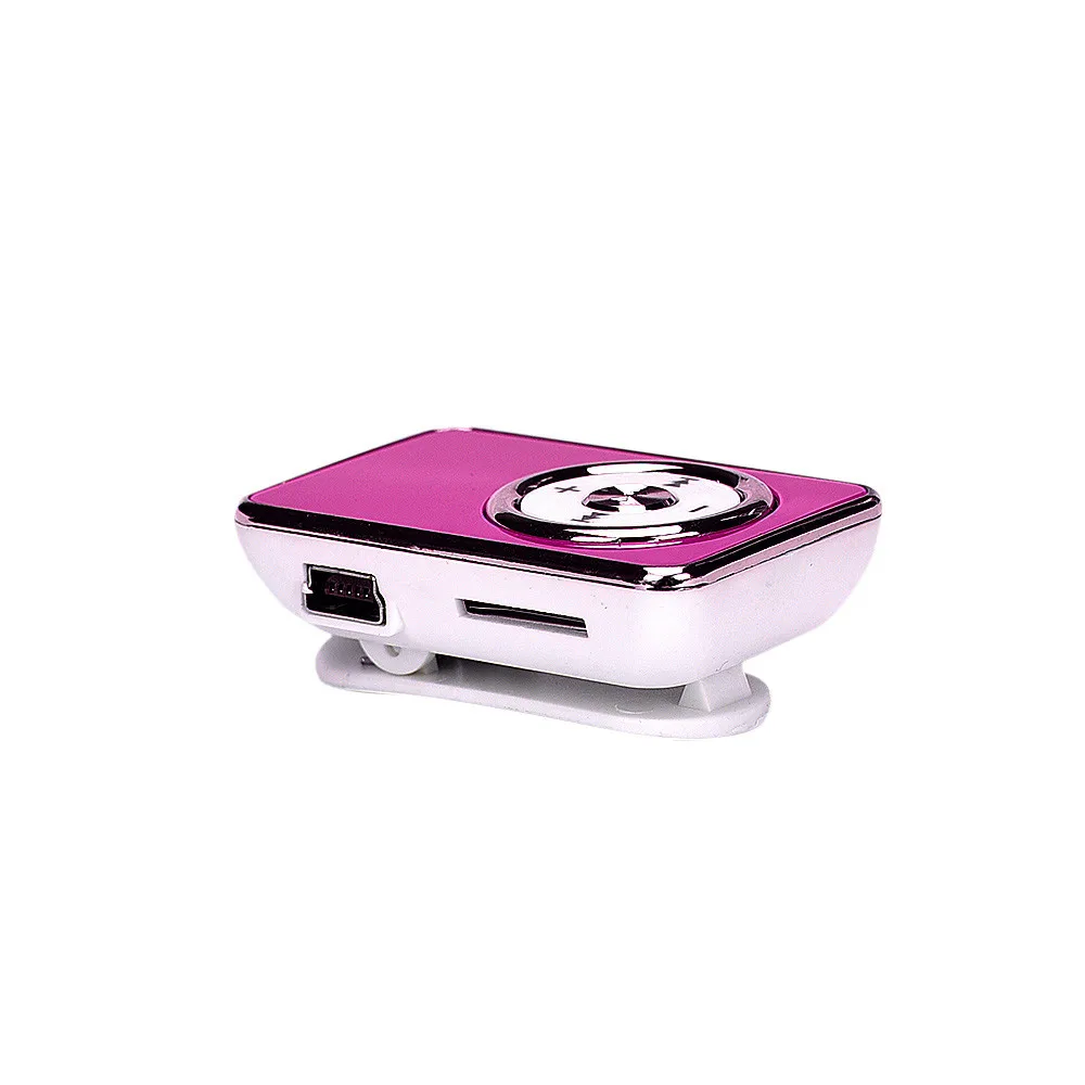 Розовый HIPERDEAL mp3 плеер мини музыкальный медиаплеер портативный Mp3 плеер USB Поддержка Micro SD TF карта бег Lettore D30 Jan9 - Цвет: Розовый