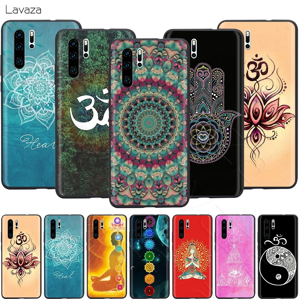 Чехол для йоги Lavaza Мандала чакра Huawei Mate Y7 Y9 P8 P9 P10 P20 P30 P40 Max Lite Pro P Smart Mini |