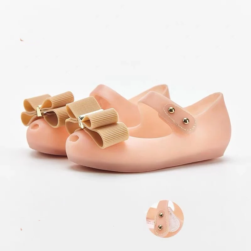 Mini Melissa/2019 г. Новые летние Пластиковые туфли для девочек и мальчиков Нескользящие