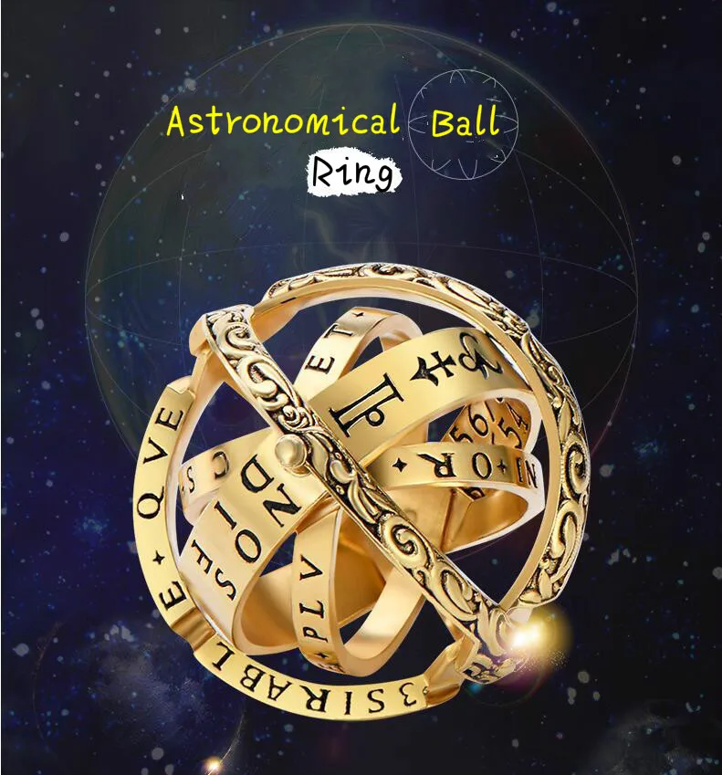 Новинка 2019 кольцо 3 юметра с астрономическим шариком для влюбленных креативное