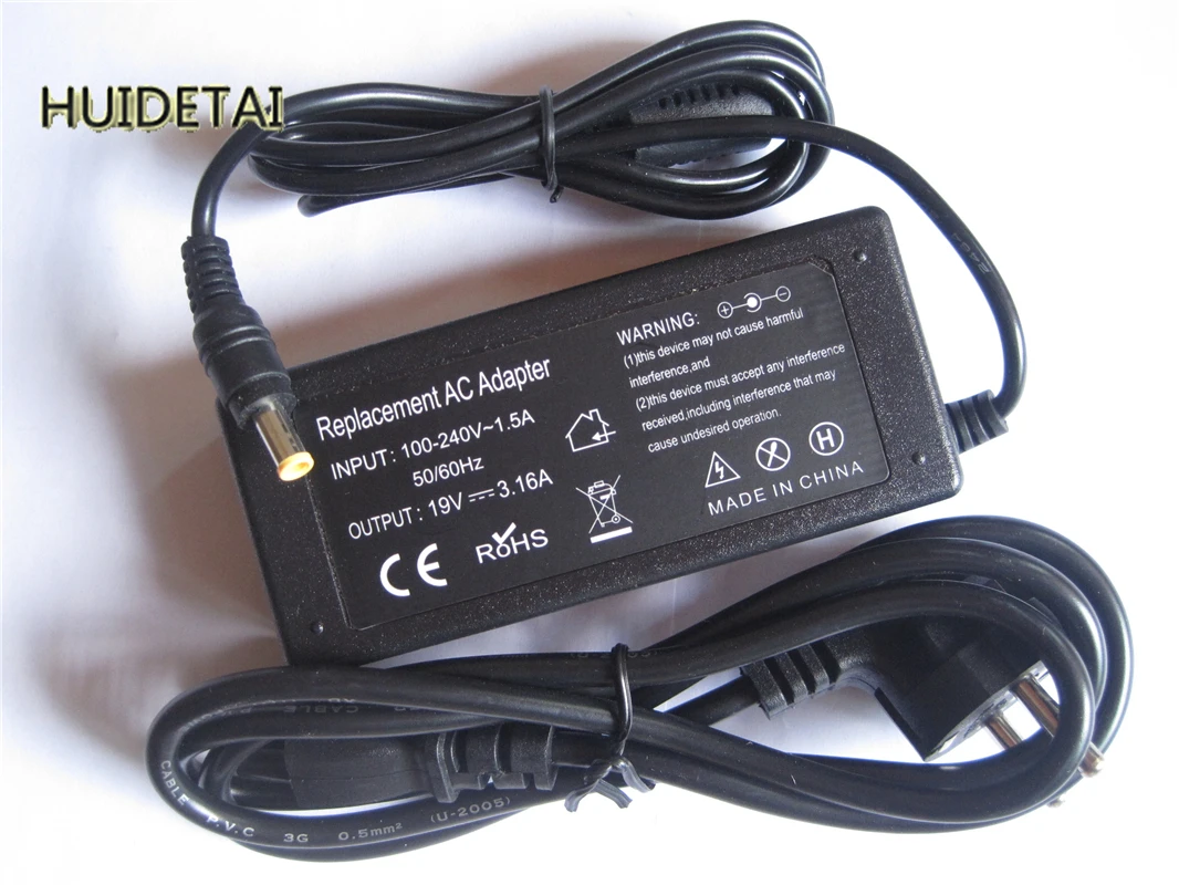 Зарядное устройство для ноутбуков Samsung 19 в 3 16 А 60 Вт|ac samsung|charger forcharger for samsung |