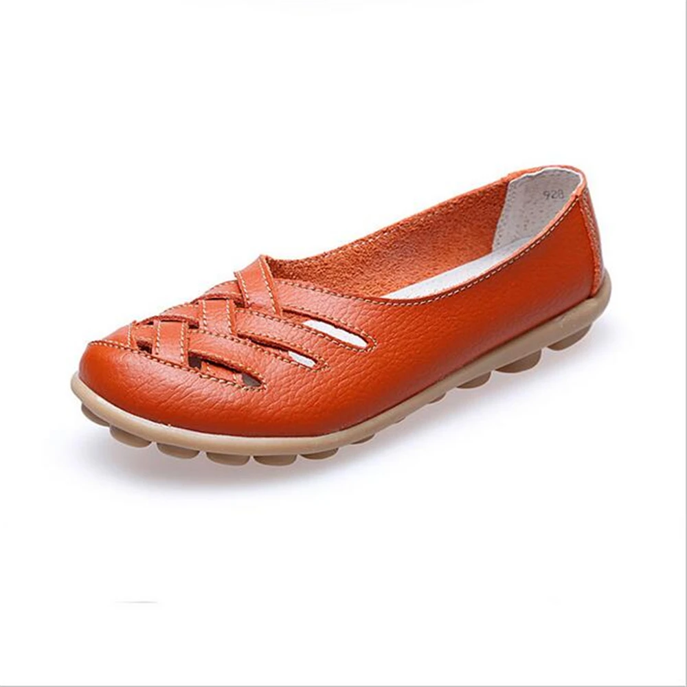 ROVIOLF Кол Во Продаж Женщины Полые Квартиры Обувь Женские Случайные Плоские туфли