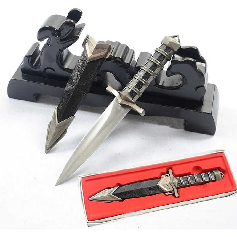 Меч самообороны Темный убийца из нержавеющей стали средневековый короткий меч