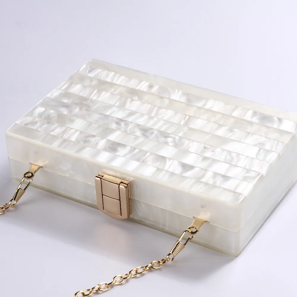 Gnirue брендовые Модные женские вечерние сумки уникальная мраморная полосатая