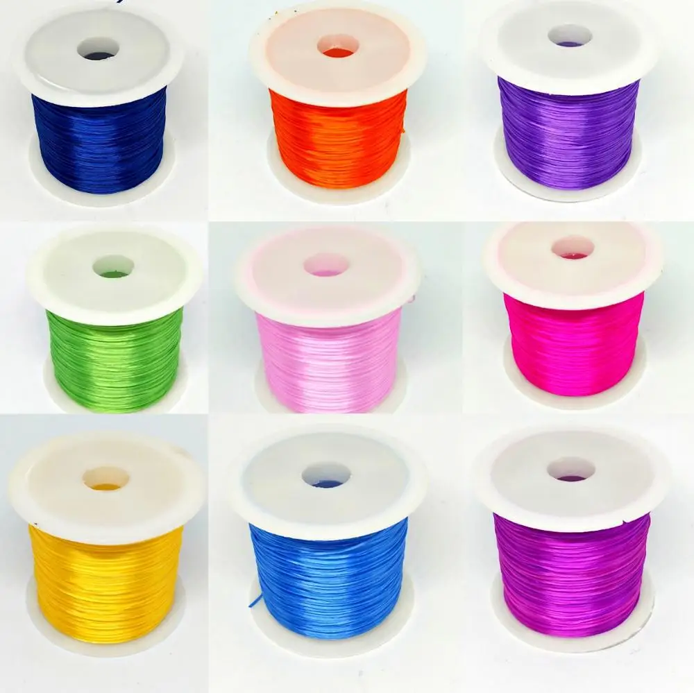 10 ярдов стрейч лента из бусин цепочка браслет плетеные изделия полные цвета