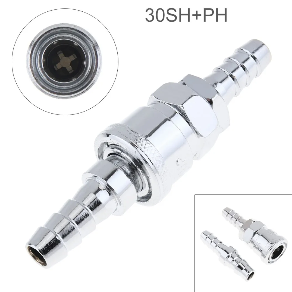 2 шт./компл. TL-S12 30SH+ PH высокоскоростной стальной Пневматический фитинг быстрый разъем высокого давления телескопическая Пряжка для воздушного компрессора