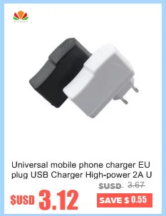 Универсальное зарядное устройство для мобильного телефона ЕС Подключите USB Зарядное устройство высокой мощности 2A USB Адаптеры питания смарт зарядки для Apple Samsung iPad Планшеты