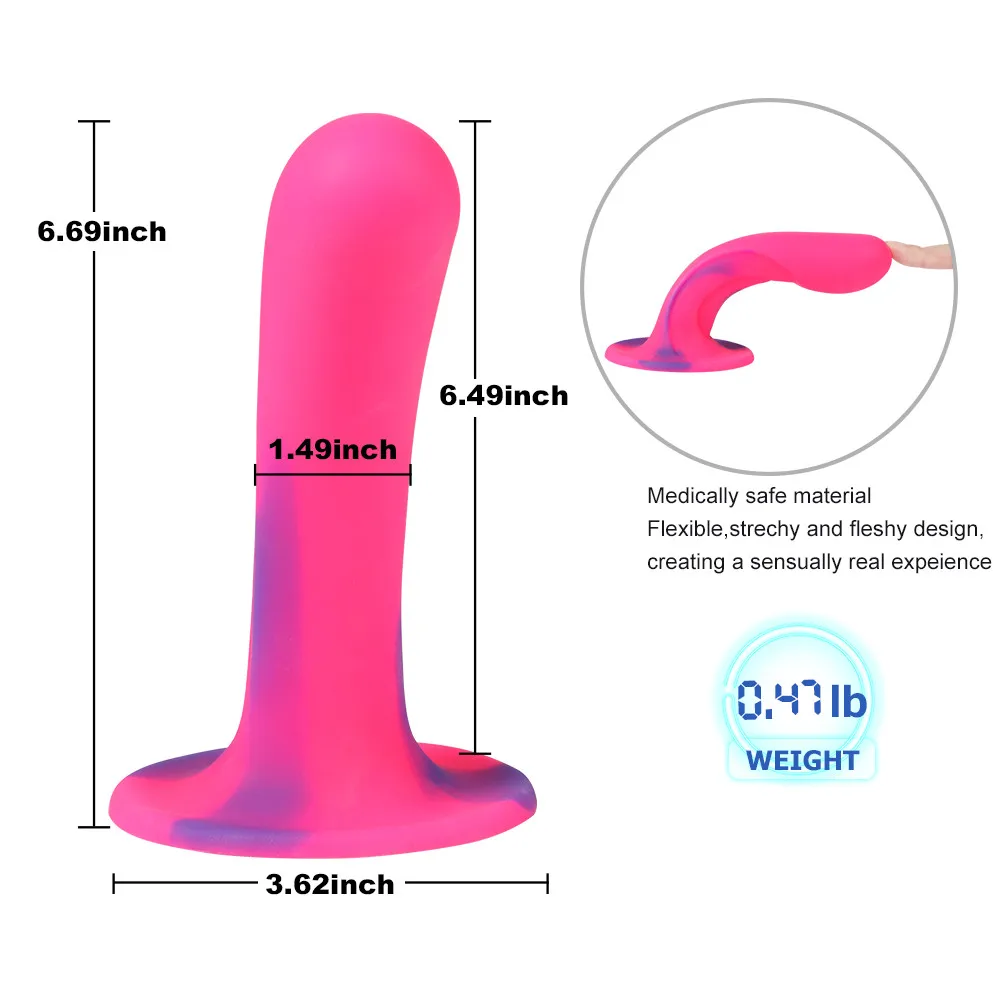 YUELV Мягкая силиконовая Анальная пробка прочная присоска анальные секс-игрушки