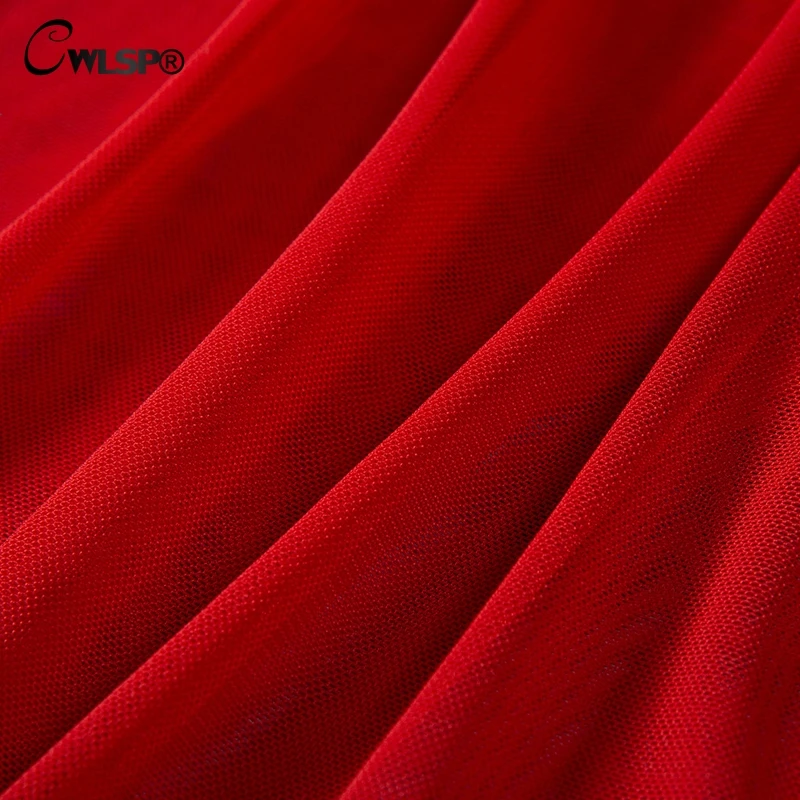 

CWLSP 2018 Christmas Sexy lace patchwork Women dress Sleepwear Lace backless Lady colthes Hollow Out see through QZ3139